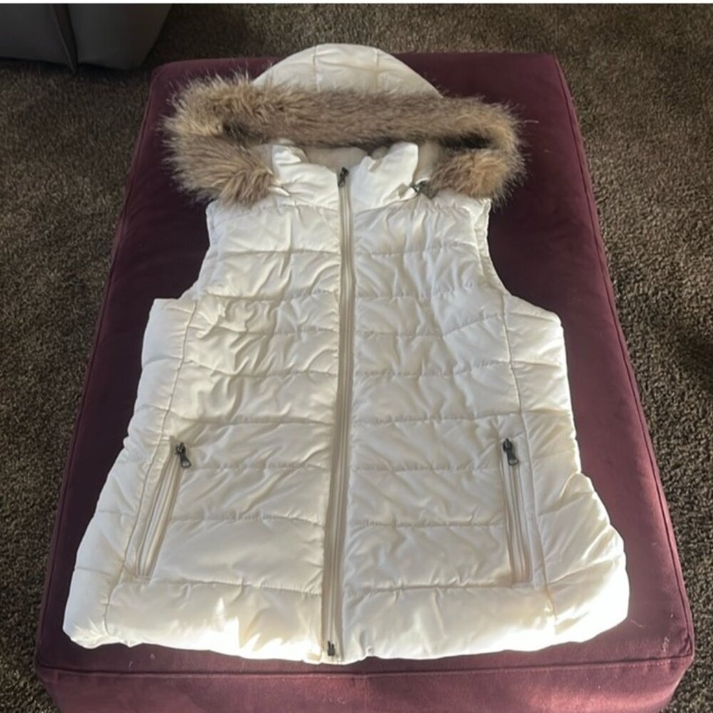 Banana Republic Hooded Puffer Vest